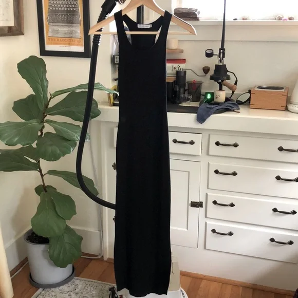 Dresses | Black Ribbed Knit Racerback Basic Tank Dress Neutrals Xs Summer Spring Layers | Poshmark Dresses | Black Ribbed Knit Racerback Basic Tank Dress Neutrals Xs Summer Spring Layers | Poshmark